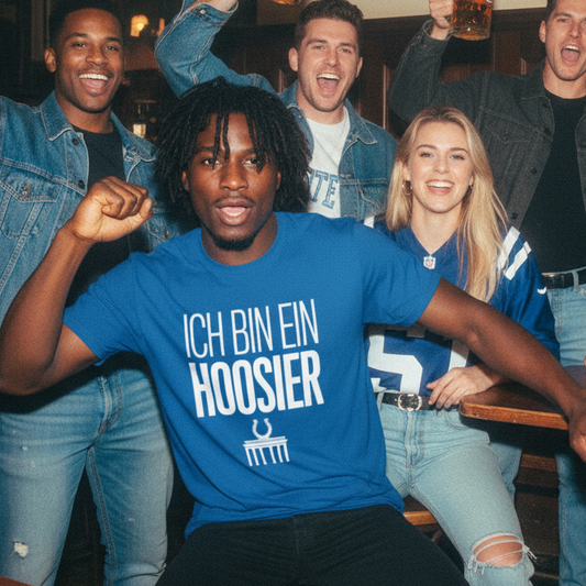 Ich bin ein Hoosier t-shirt, Berlin NFL game, Indianapolis Colts