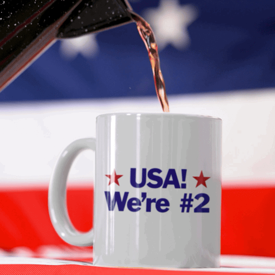 USA! We're #2!
