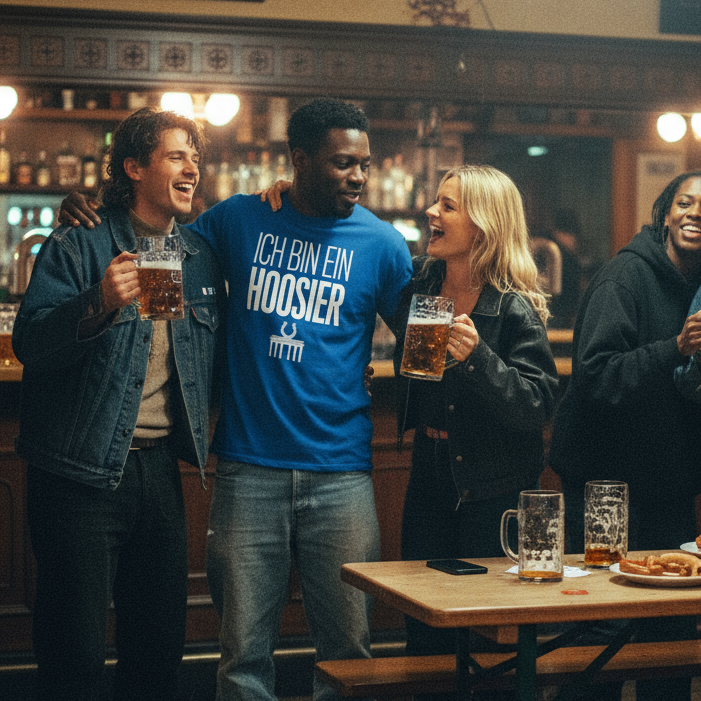 Ich bin ein Hoosier t-shirt, Berlin NFL game, Indianapolis Colts