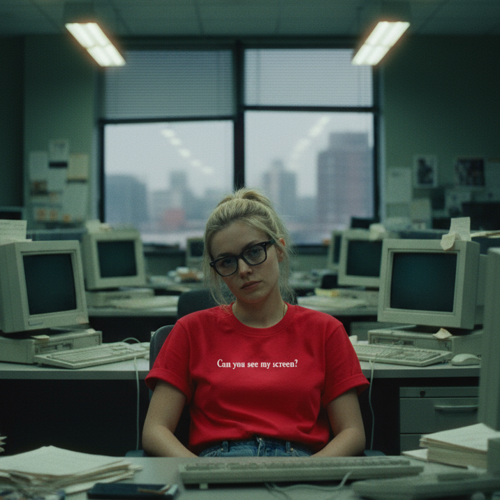 t-shirt that says Can You See My Screen?